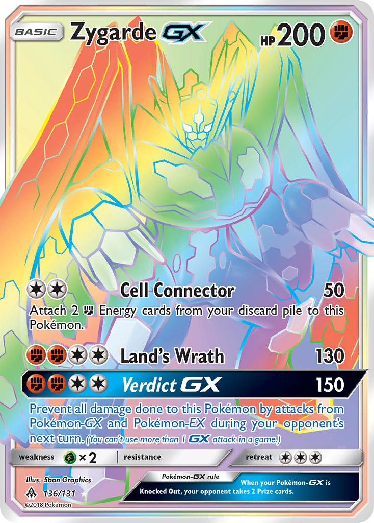 Zygarde-GX 136/150 Rare Rainbow