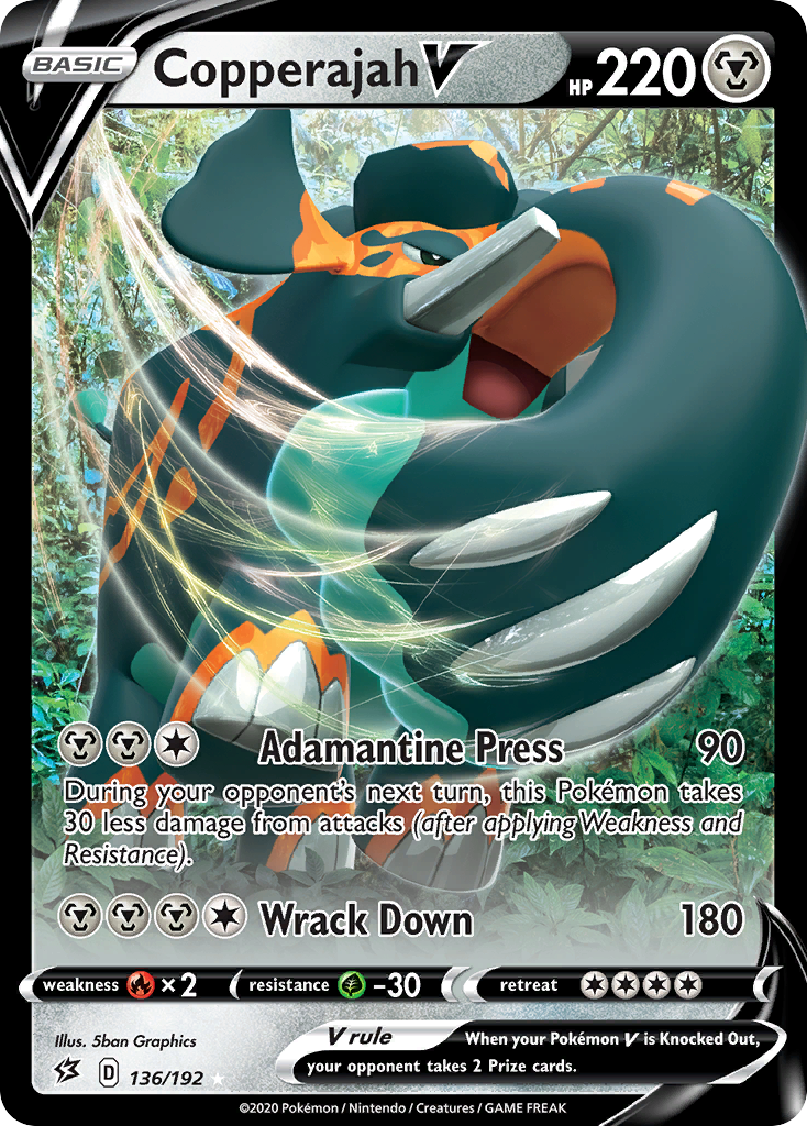Copperajah V 136/209 Rare Holo V
