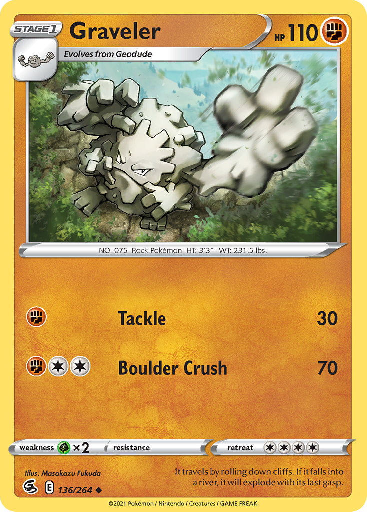 Graveler 136/284 Uncommon
