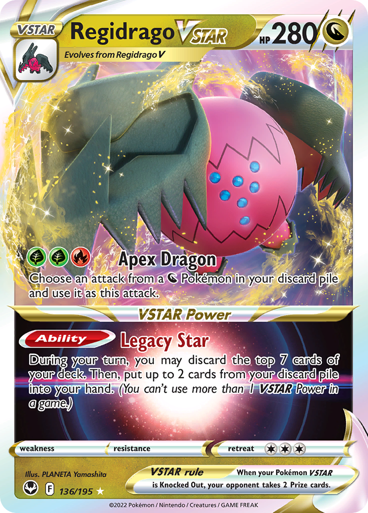 Regidrago VSTAR 136/215 Rare Holo VSTAR