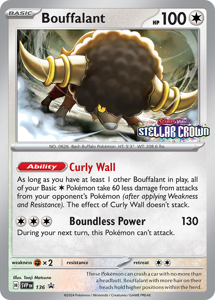 Bouffalant 136/196 Promo