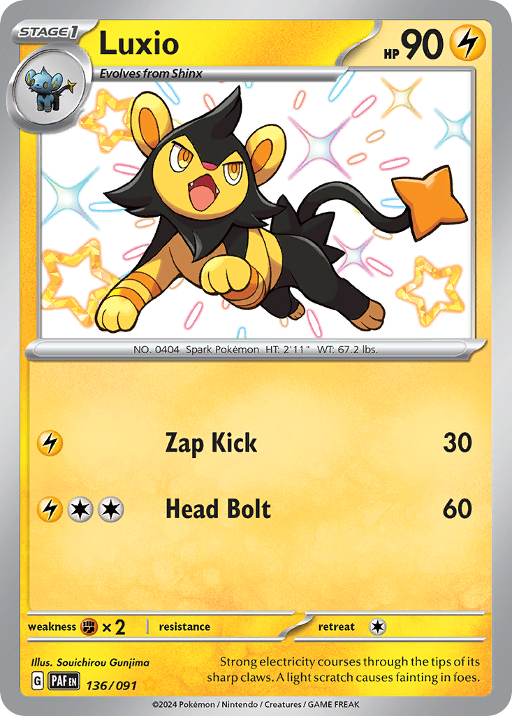 Luxio 136/245 Shiny Rare