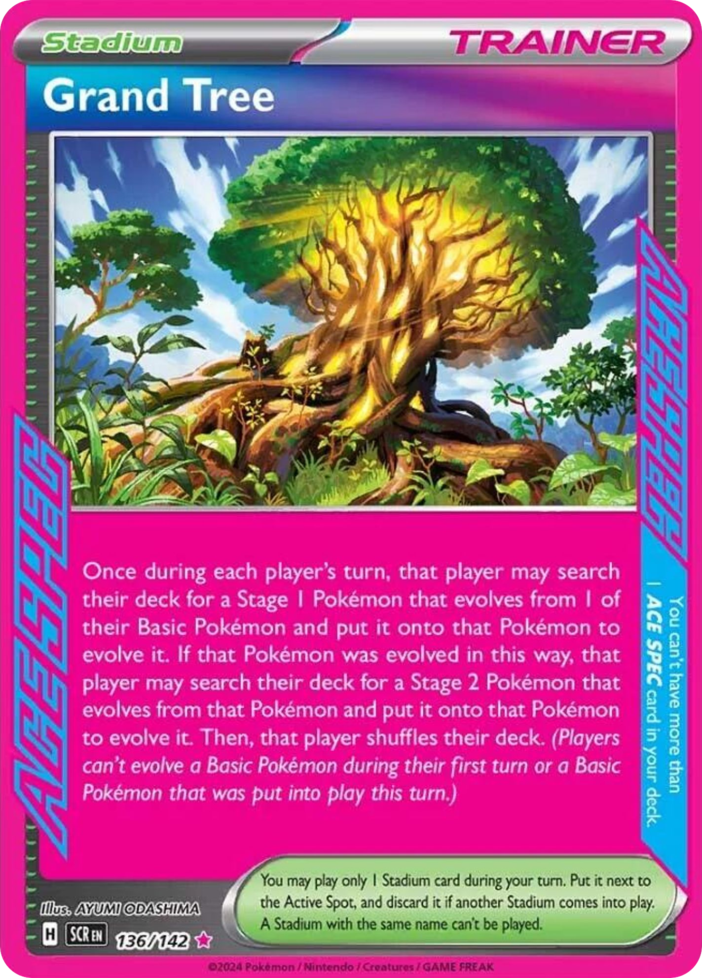 Grand Tree 136/175 ACE SPEC Rare