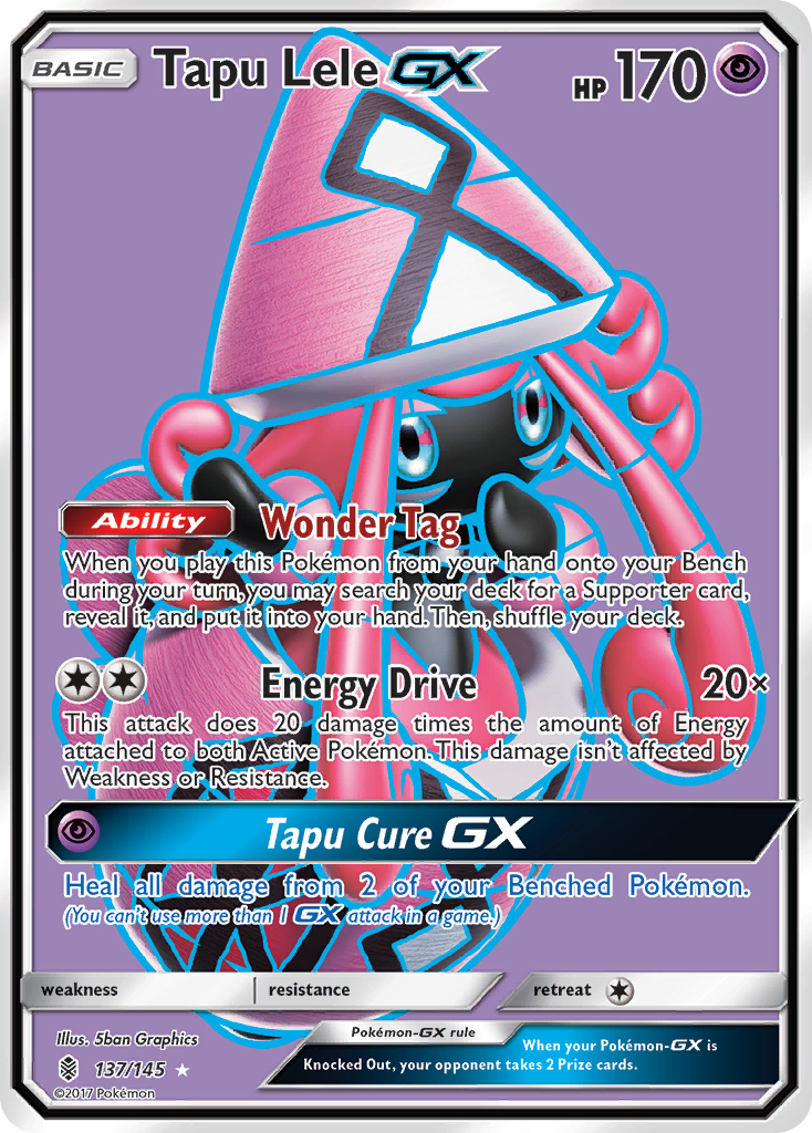 Tapu Lele-GX 137/180 Rare Ultra