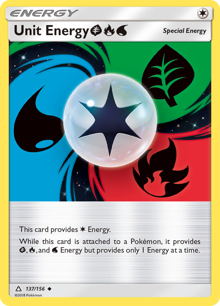 Unit Energy GrassFireWater 137/178 Uncommon