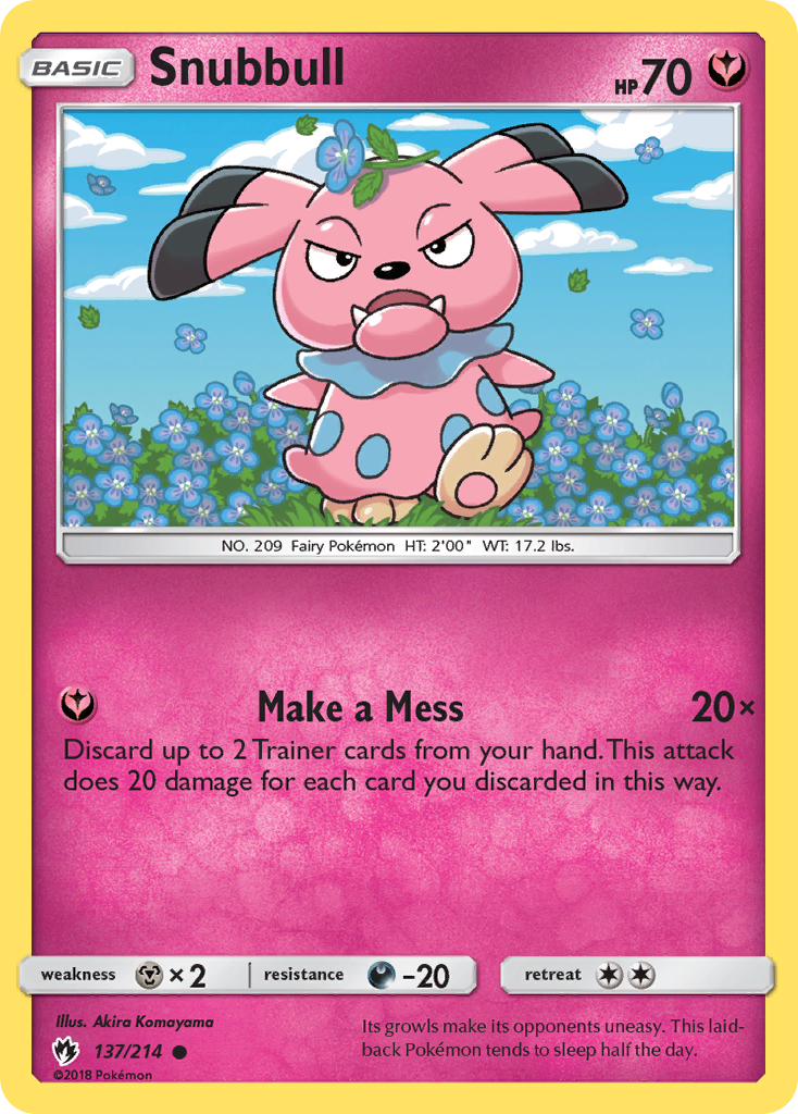 Snubbull 137/240 Common
