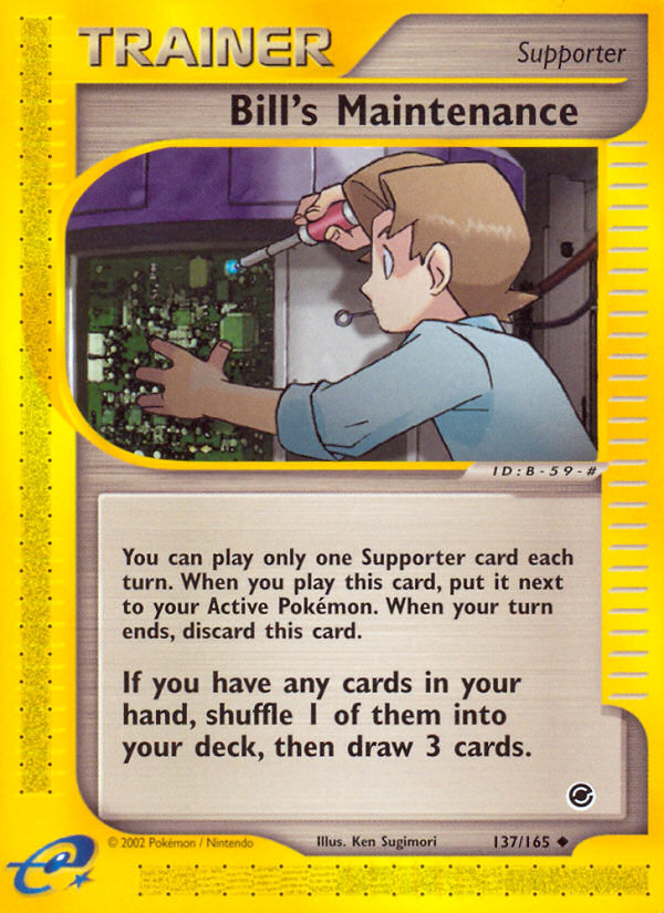 Bill's Maintenance 137/165 Uncommon