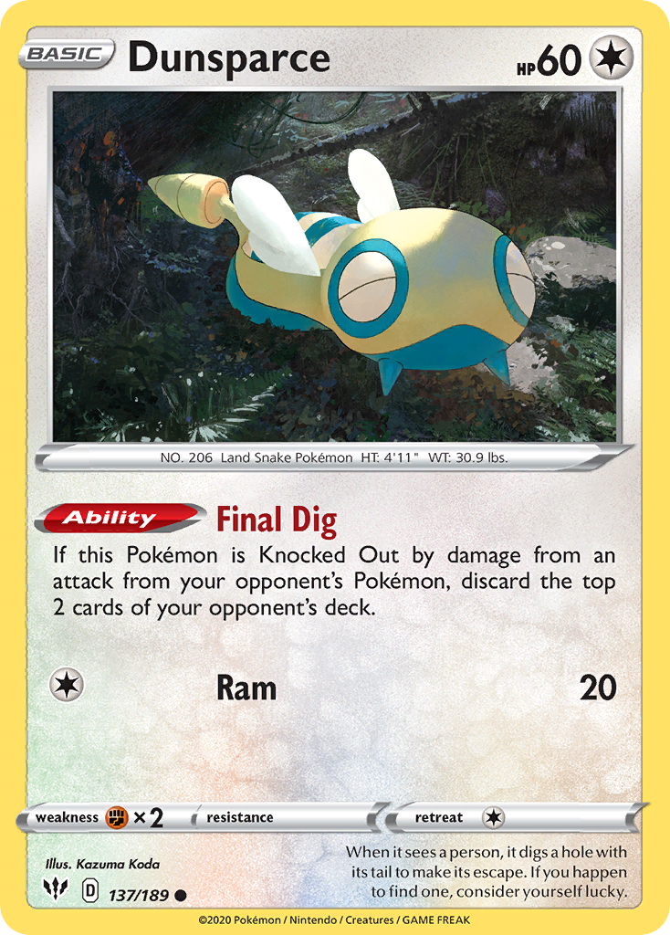 Dunsparce 137/201 Common