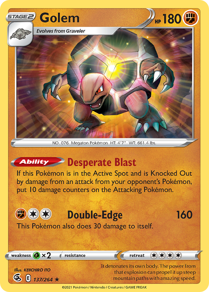 Golem 137/284 Rare
