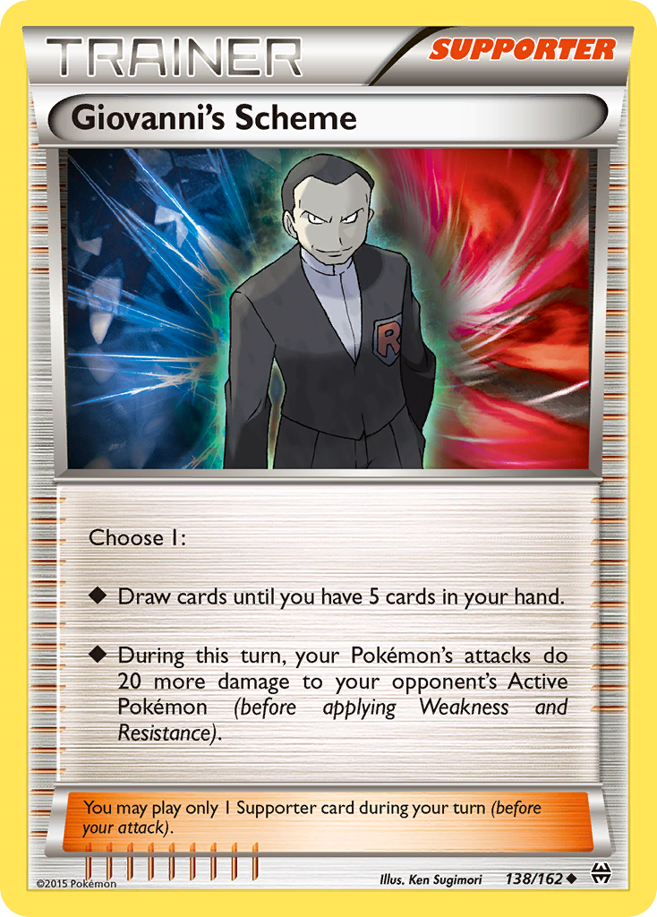 Giovanni's Scheme 138/165 Uncommon