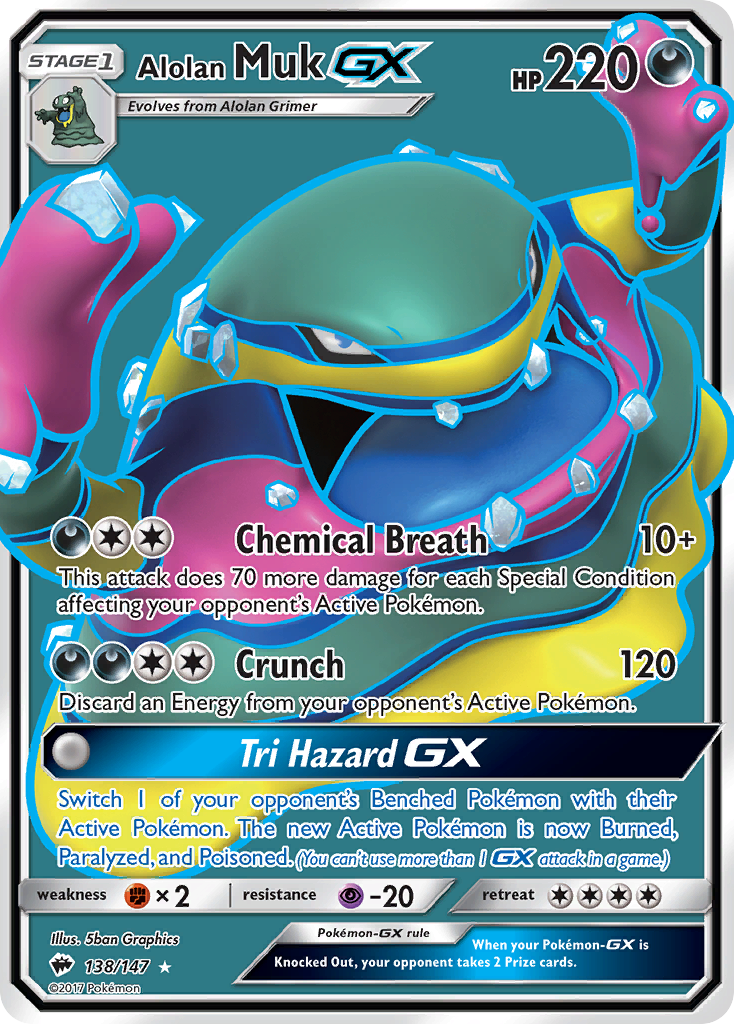 Alolan Muk-GX 138/177 Rare Ultra
