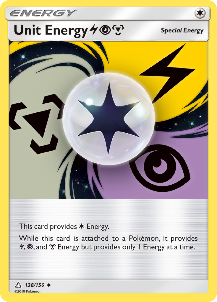 Unit Energy LightningPsychicMetal 138/178 Uncommon