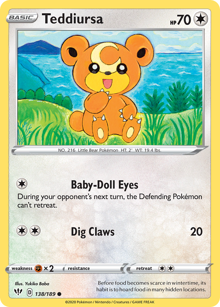 Teddiursa 138/201 Common