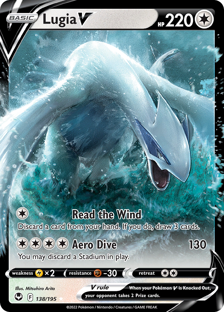 Lugia V 138/215 Rare Holo V