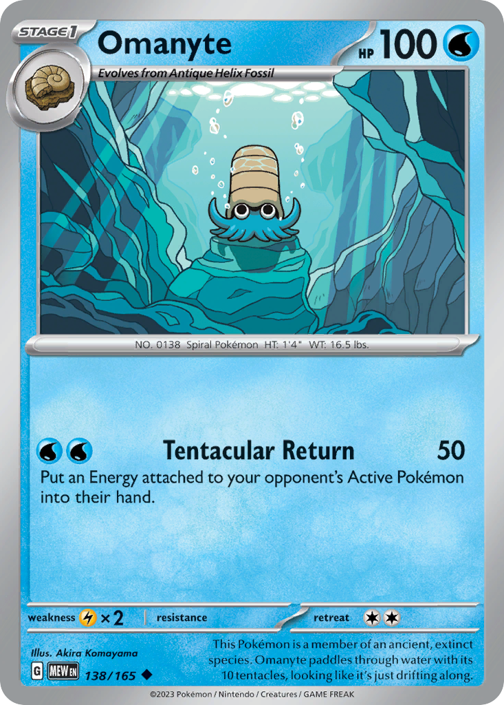Omanyte 138/207 Uncommon