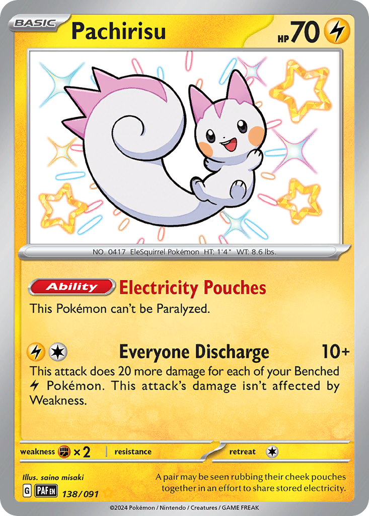 Pachirisu 138/245 Shiny Rare