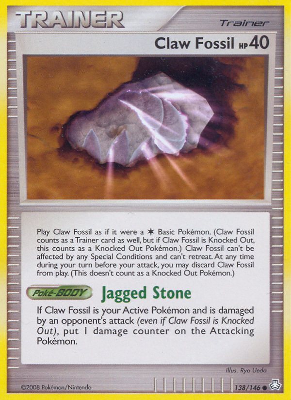 Claw Fossil 138/146 Common