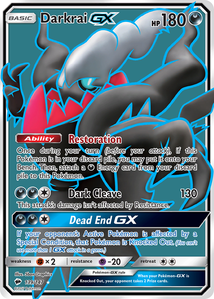 Darkrai-GX 139/177 Rare Ultra