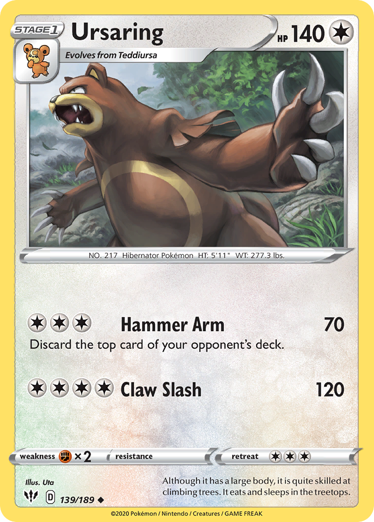 Ursaring 139/201 Uncommon