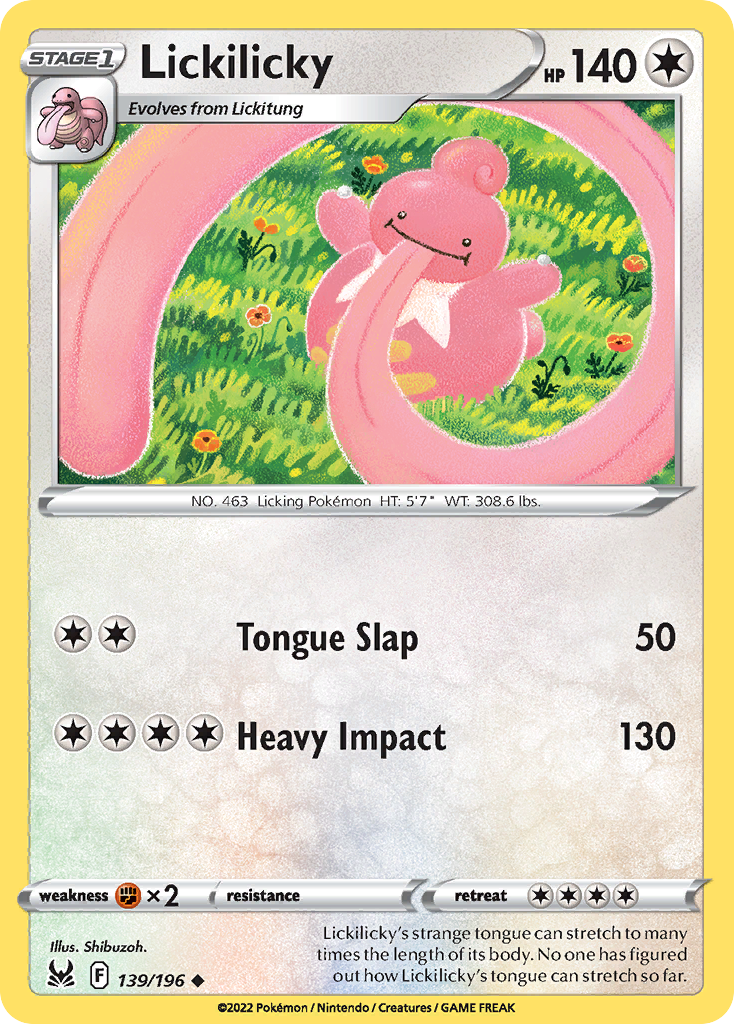 Lickilicky 139/217 Uncommon