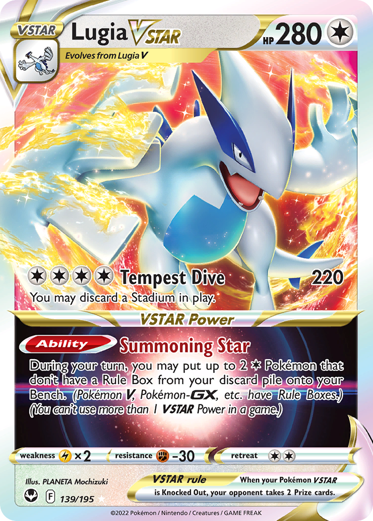 Lugia VSTAR 139/215 Rare Holo VSTAR