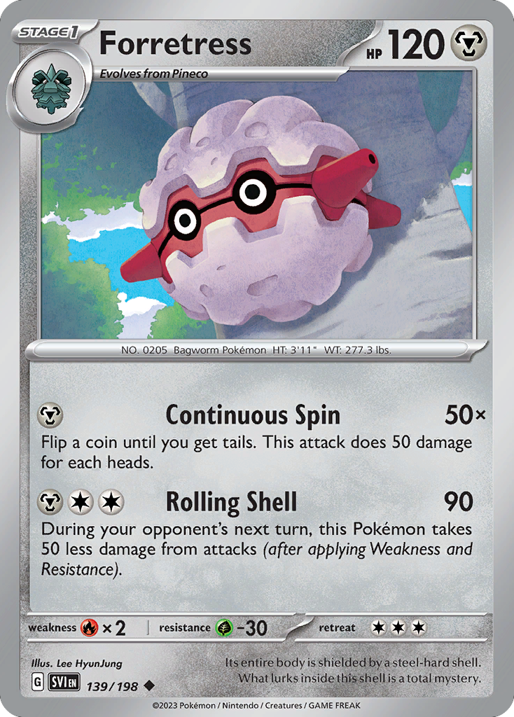 Forretress 139/258 Uncommon