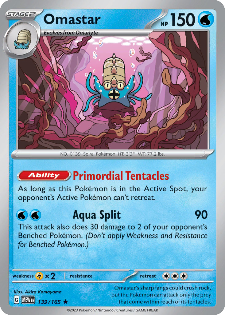 Omastar 139/207 Rare