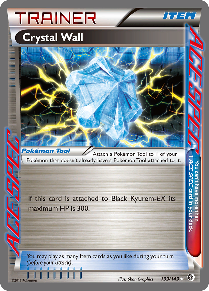 Crystal Wall 139/153 Rare ACE