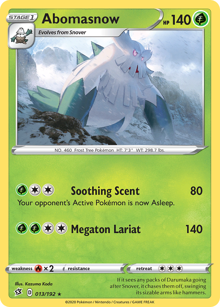 Abomasnow 013/209 Rare