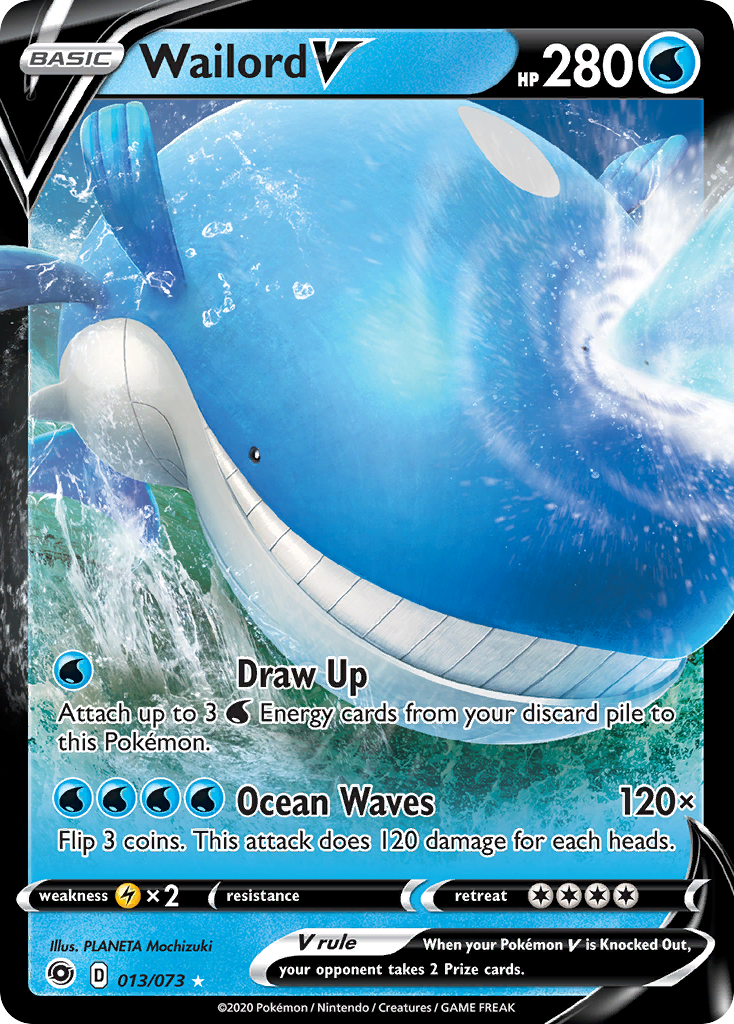 Wailord V 013/80 Rare Holo V
