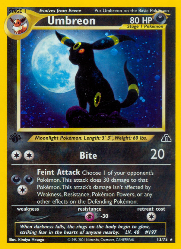 Umbreon 013/75 Rare Holo