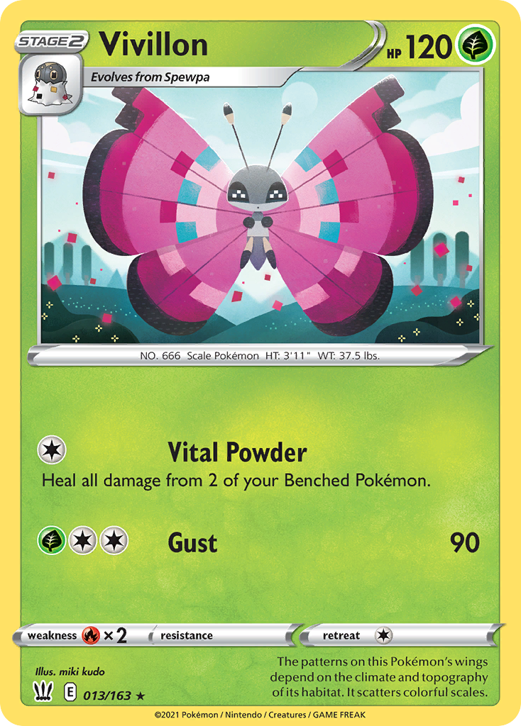 Vivillon 013/183 Rare