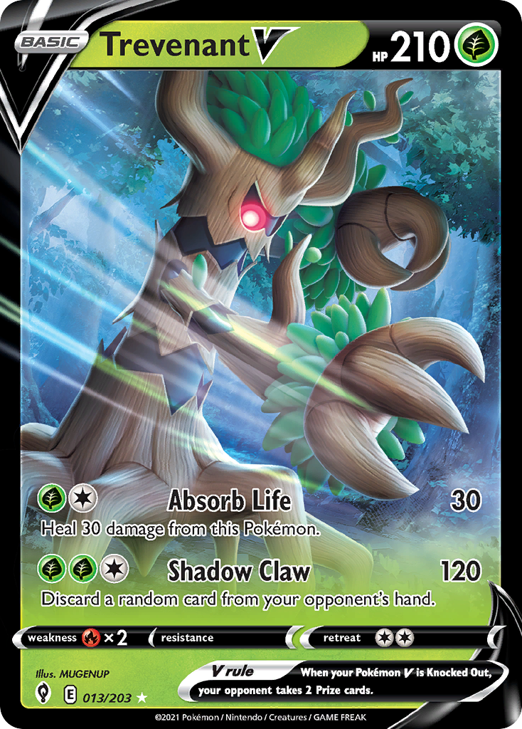 Trevenant V 013/237 Rare Holo V