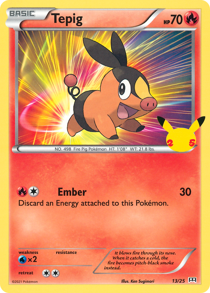 Tepig 013/25 Unknown
