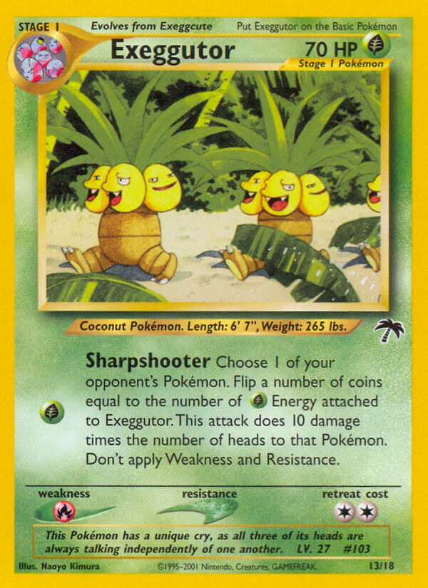 Exeggutor 013/18 Unknown