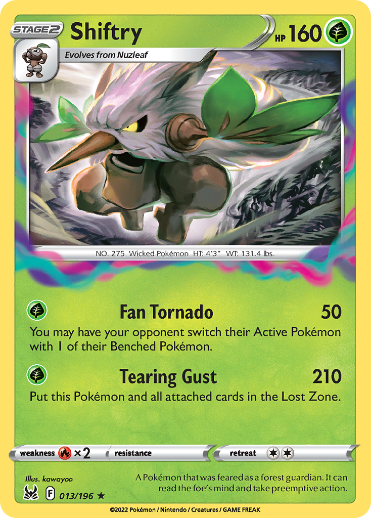 Shiftry 013/217 Rare Holo