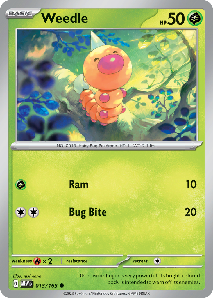 Weedle 013/207 Common
