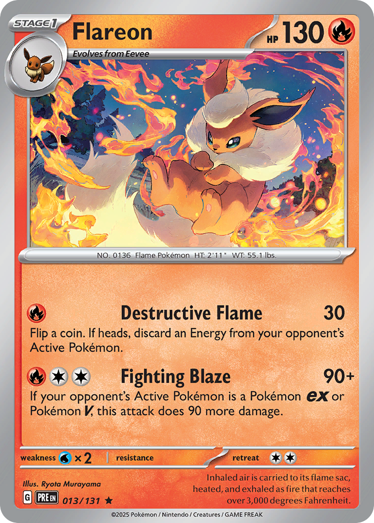 Flareon 013/180 Rare