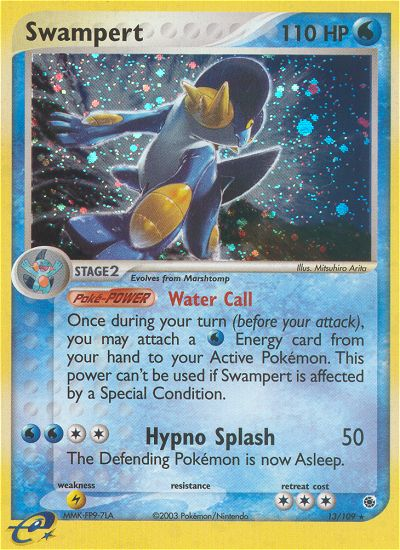 Swampert 013/109 Rare Holo