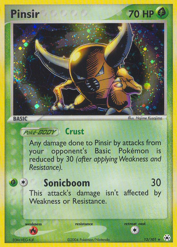 Pinsir 013/102 Rare Holo