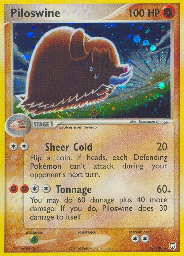 Piloswine 013/111 Rare Holo