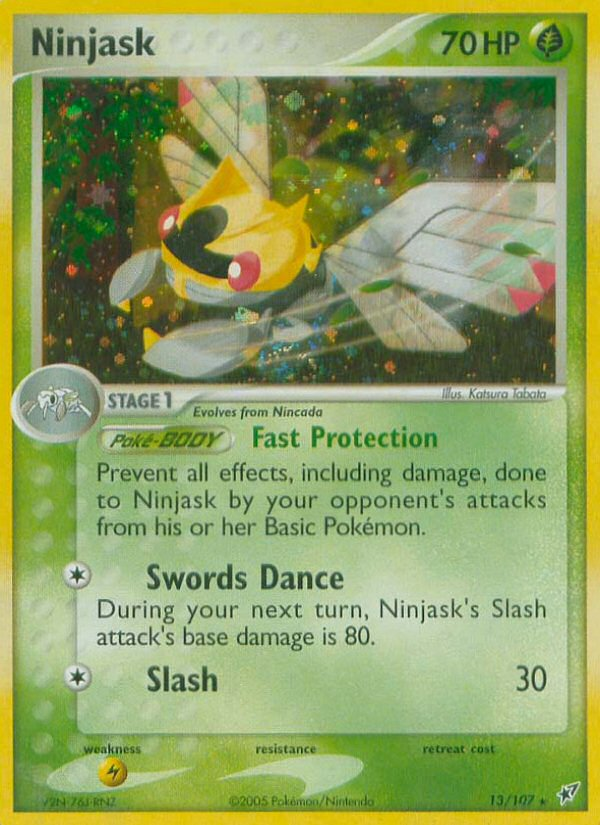 Ninjask 013/108 Rare Holo
