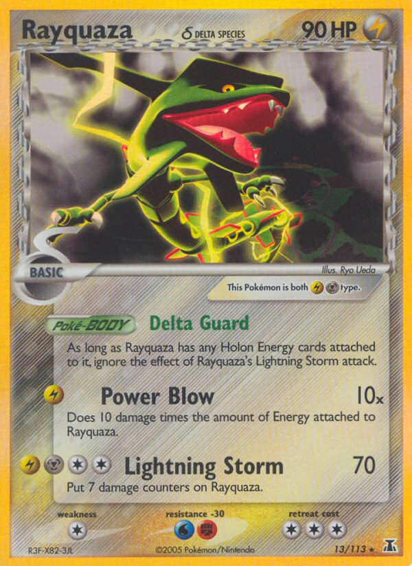 Rayquaza δ 013/114 Rare Holo