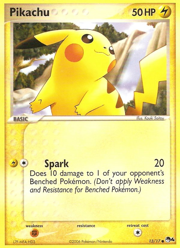 Pikachu 013/17 Common