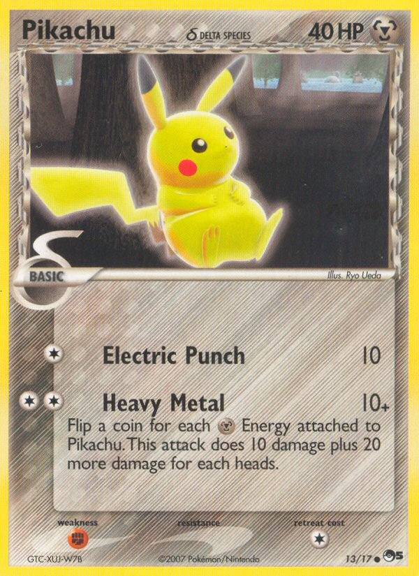 Pikachu δ 013/17 Common