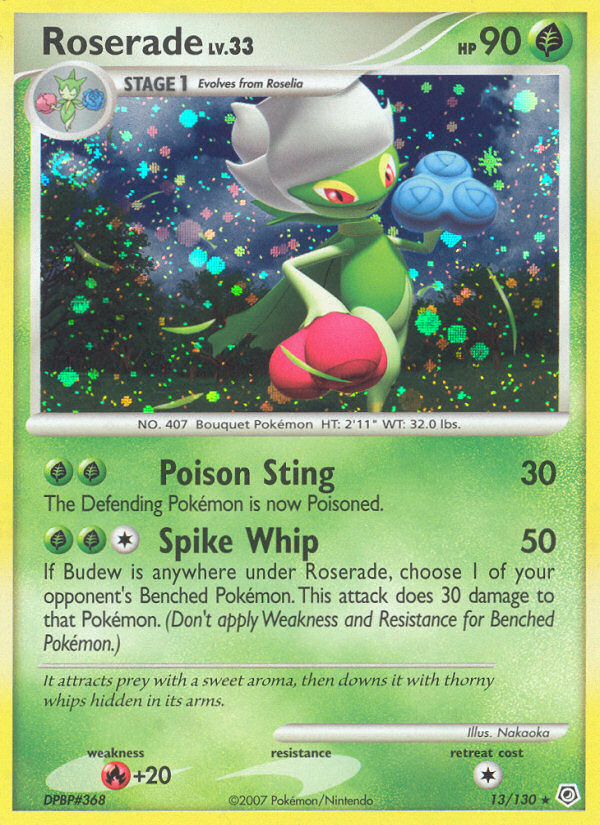 Roserade 013/130 Rare Holo