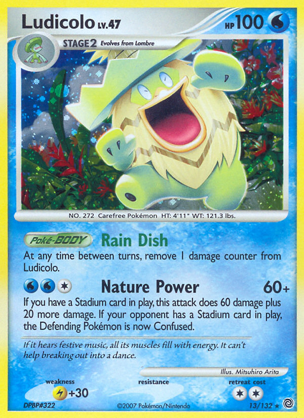 Ludicolo 013/132 Rare Holo