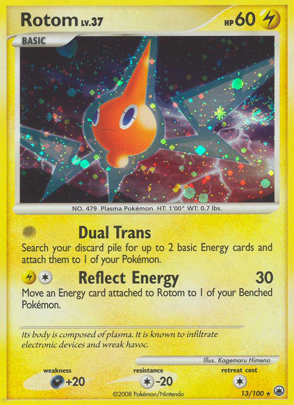 Rotom 013/100 Rare Holo
