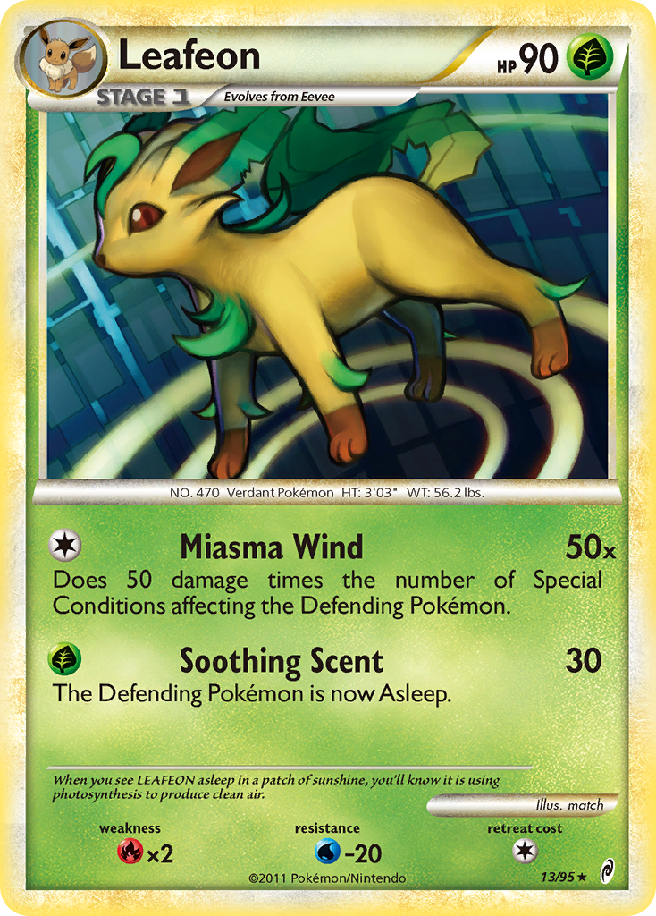 Leafeon 013/106 Rare Holo