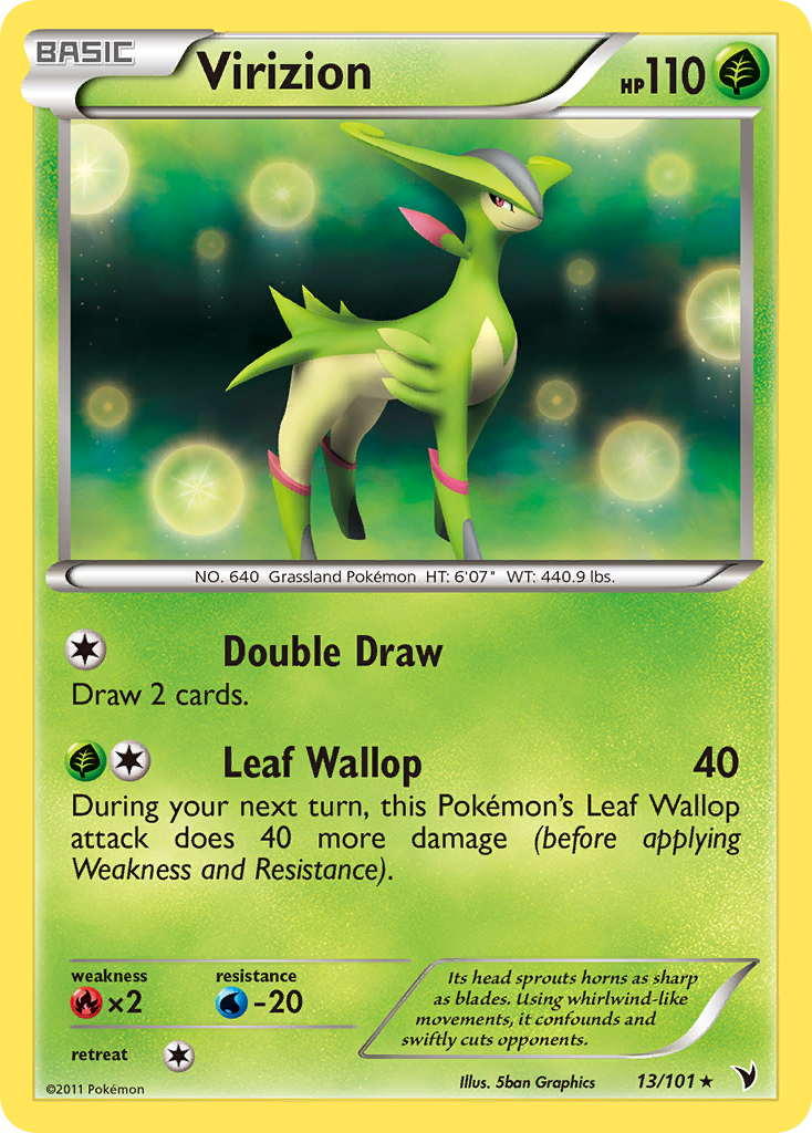 Virizion 013/102 Rare Holo